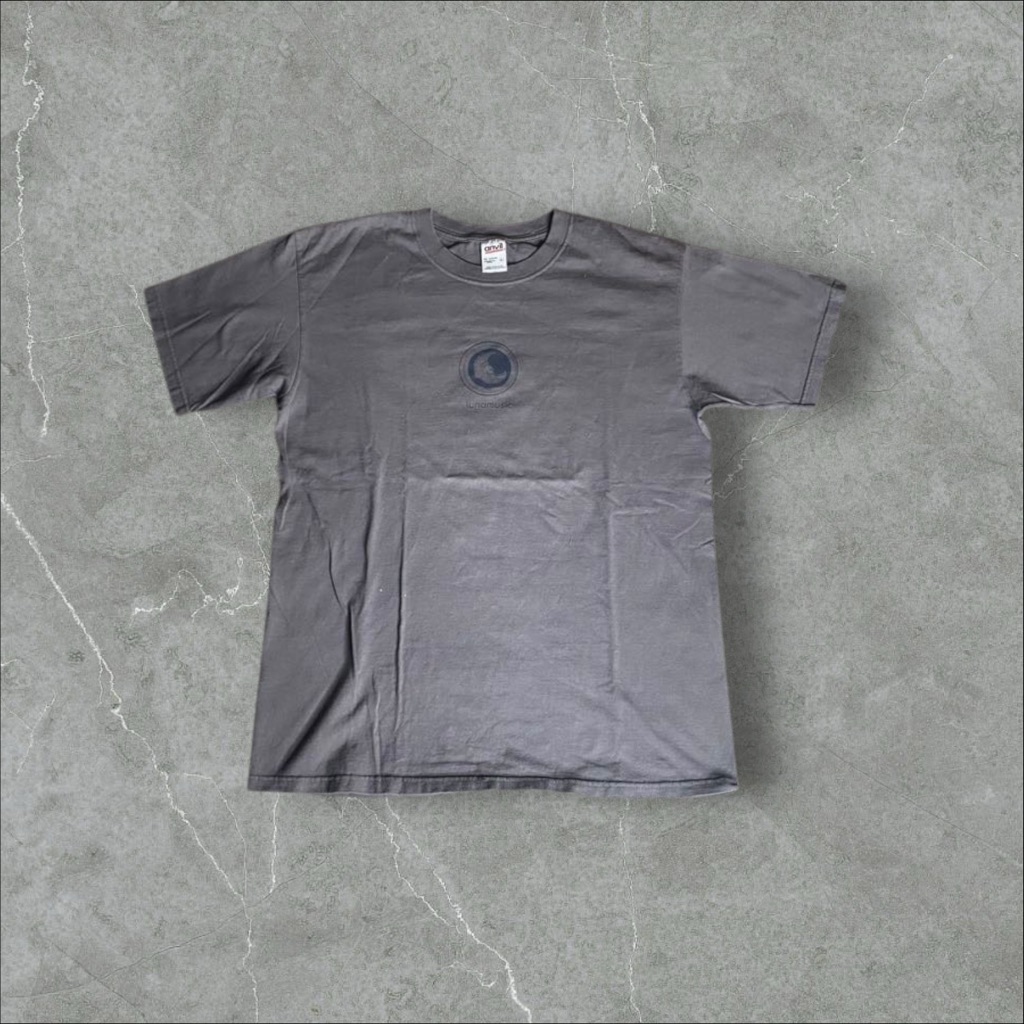 Vintage Luna Music Shirt Mens Large Grey 90s Rare Promo Rock Band Made In Usa